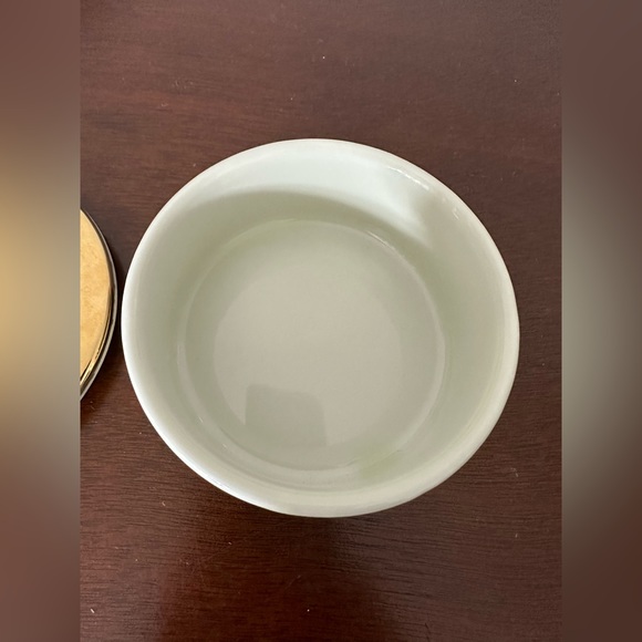 The Art Of Chokin Jewelry Dish 24k Gold Trim W/Butterfly &  Lillys. - Picture 6 of 7